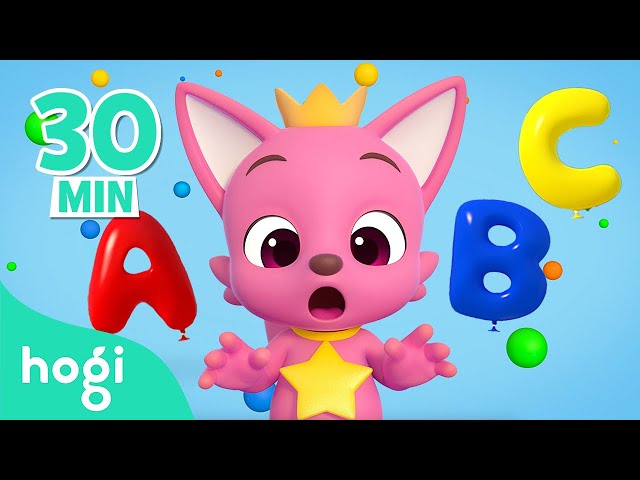 ABC Song with Balloons and More｜Nursery Rhymes｜Learn ABC｜Hogi Pinkfong