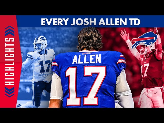 Every Josh Allen Touchdown At The Bye! | Buffalo Bills