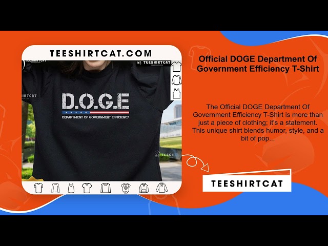 Official DOGE Department Of Government Efficiency T-Shirt