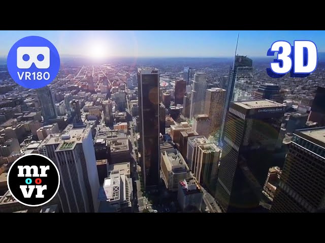 Above LA: OUE Skyspace Slide and Observation Deck in 3D [VR180]