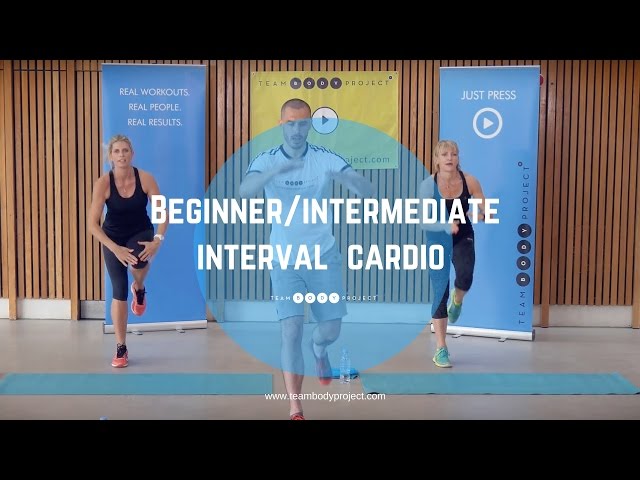 Beginner/intermediate interval cardio workout - Cardio starter 2!