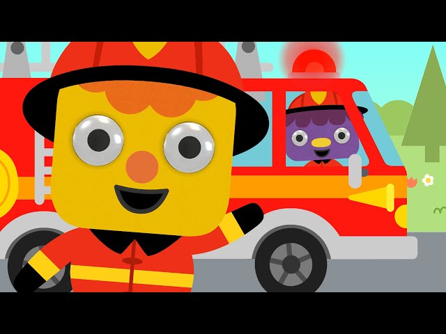 Here Comes The Fire Truck 🚒 | Ooh-wee-ooh! | Noodle & Pals