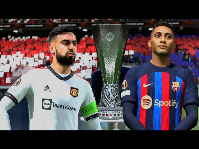 FIFA 23 - Barcelona vs Manchester United - UEFA Europa League 22/23 Playoff Round | PS5 #fifa23 #uel