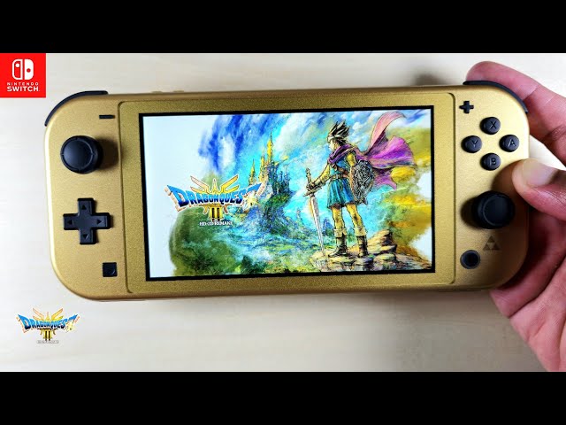 Dragon Quest 3 HD-2D Remake Nintendo Switch Lite Gameplay