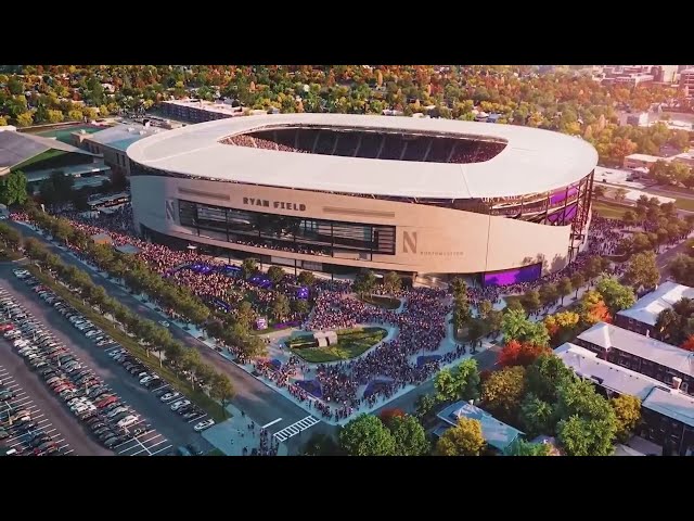 First images of Northwestern University's new Ryan Field released