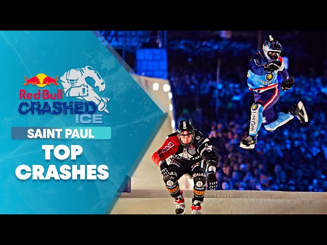 Top Crashes From Saint Paul 🧊 ⛸  | Red Bull Crashed Ice