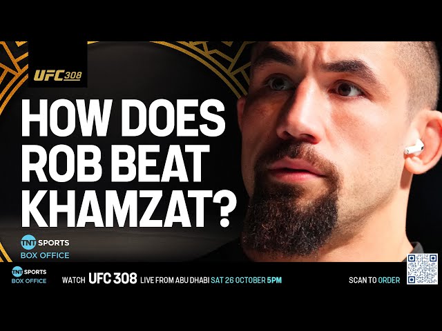 UFC 308: Robert Whittaker boxing coach reveals game plan against Khamzat Chimaev 🔥