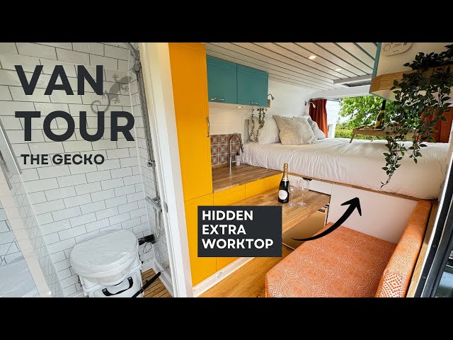 Van tour with hidden worktop for indoor or outdoor cooking  | RAM/DUCATO | Vanlife Conversions