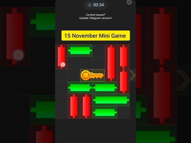 15 November Hamster Kombat Daily Mini Game Puzzle Solved #minigame #hamstercombat