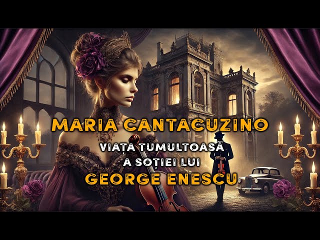 MARIA CANTACUZINO 💔🎻 Viața tumultoasă a soției lui GEORGE ENESCU ❗ Mistere Nedescifrate ale Istoriei