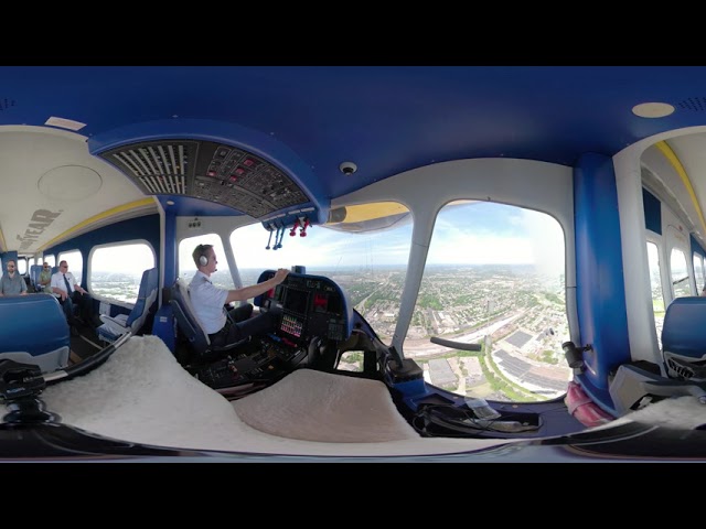 4K 360° VR Blimp Ride – On the Goodyear Blimp!