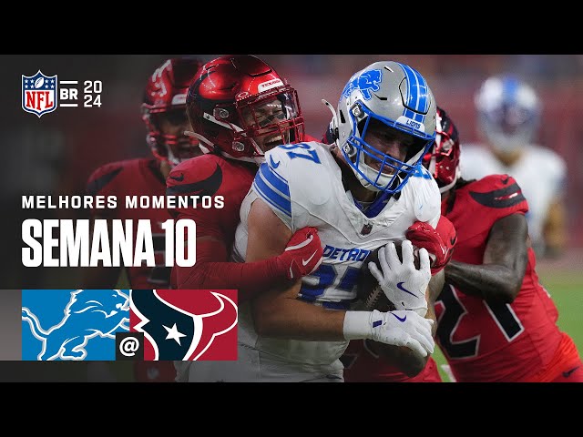 Detroit Lions vs Houston Texans | Melhores Momentos - NFL 2024