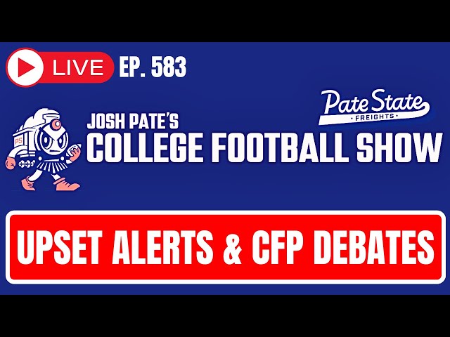 Week 13 Upset Alerts | CFP Schedule Debates | More Game Predictions | Pate State Mailbag Returns