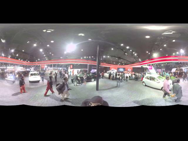 Nissan + Datsun go plus injected 360 degree AV Auto Expo 2016