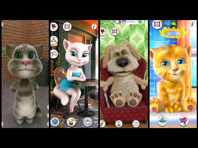 Talking Tom All Games (2010-2024) | Outfit7 Evolution | Android/iOS