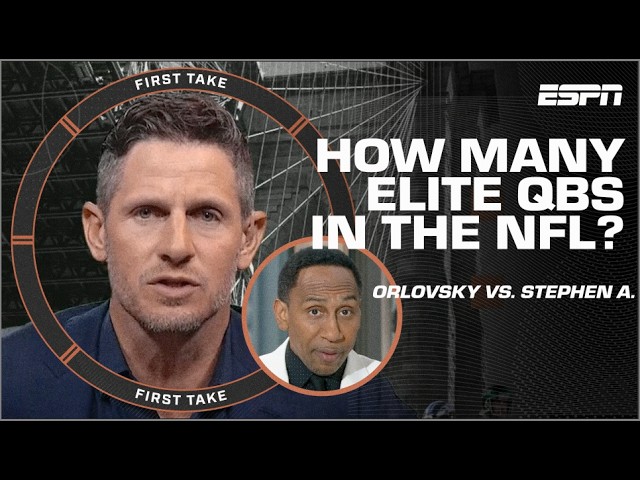 Stephen A. & Dan Orlovsky DISAGREE over the ELITE QBs in the NFL?! 🍿 | First Take