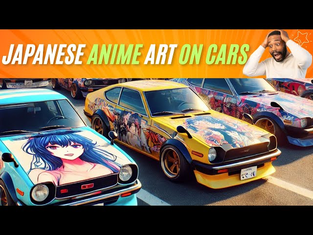 Itasha Anime Art on Japanese JDM Cars! 4K