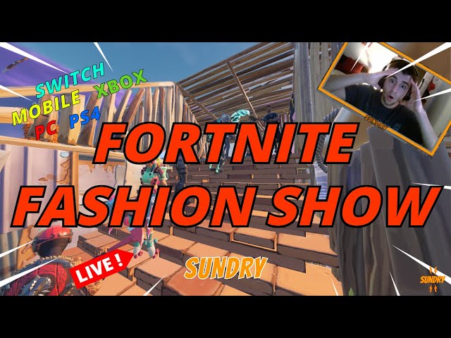 🔴Fortnite Fashion Show and Hide and Seek | Xbox PS4 PC | Fortnite Live Stream with viewers | (ReRun)