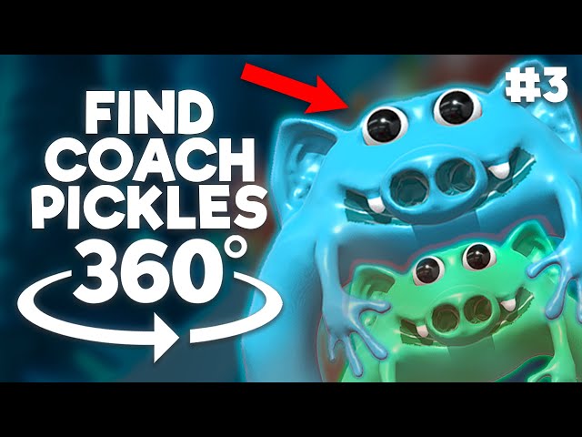 360° Find Hidden Coach Pickles from Garten of Banban 3! #3