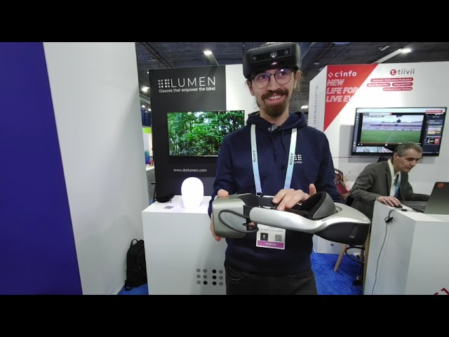 CES 2024 - Glasses for the Blind by dot Lumen - VR 180 3D Teche