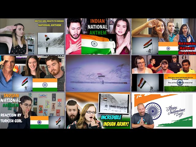 Indian National Anthem | Foreigners Reaction on India | Indian Army | A R Rahman JAN GAN MAN