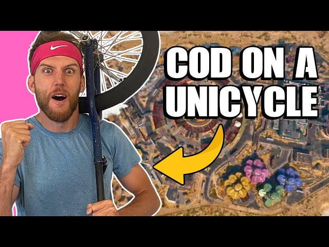 Playing Warzone Riding A Unicycle LIVE (Community Day)