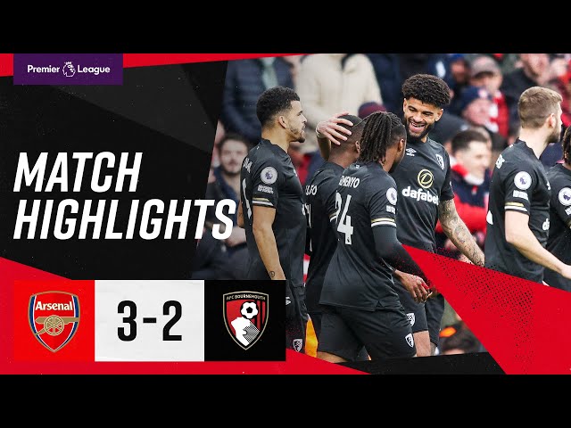 Billing scores second-fastest ever Premier League goal | Arsenal 3-2 AFC Bournemouth