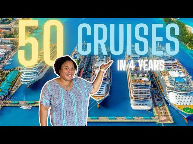 I basically LIVE on CRUISE SHIPS! 50 CRUISES in 4 years!