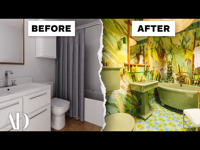 3 Interior Designers Transform The Same Small Apartment Bathroom | Architectural Digest