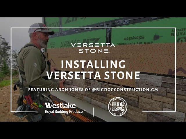 Exterior Installation: How-To Install Versetta Stone