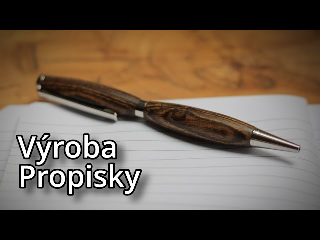 Ruční výroba Propisky ze vzácného dřeva - Bocote