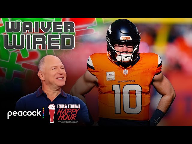 Broncos' QB Bo Nix should not be available on waiver wire | Fantasy Football Happy Hour | NFL on NBC