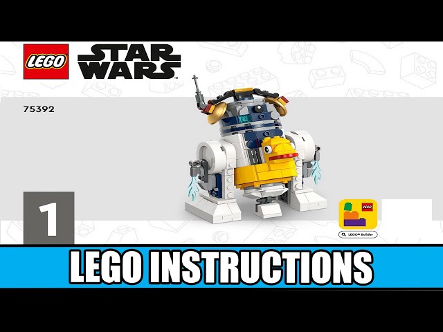 LEGO Instructions - Star Wars - 75392 - Creative Play Droid Builder (Book 1)