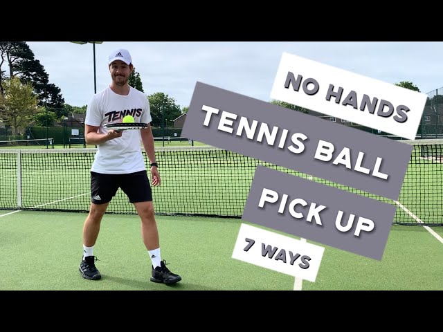 7 Ways To Pick Up a Tennis Ball With No Hands