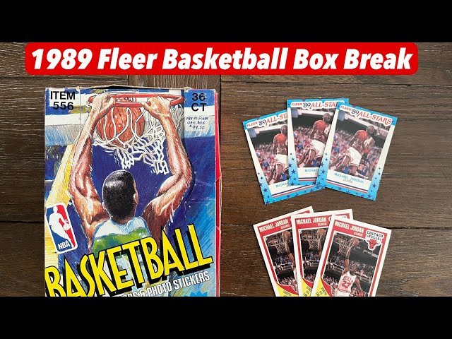 1989 Fleer Basketball BOX BREAK. Searching for Jordan's to send to PSA...!