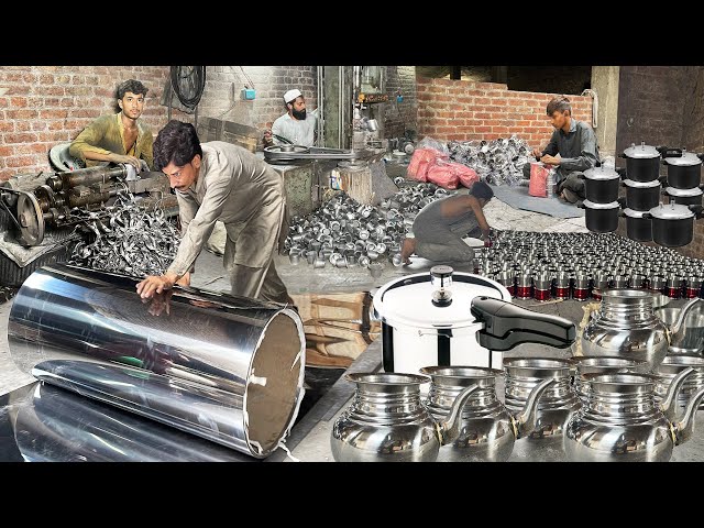 Process of Making High Quality Steel Pots | Stainless Steel Utensils Manufacturing Factories