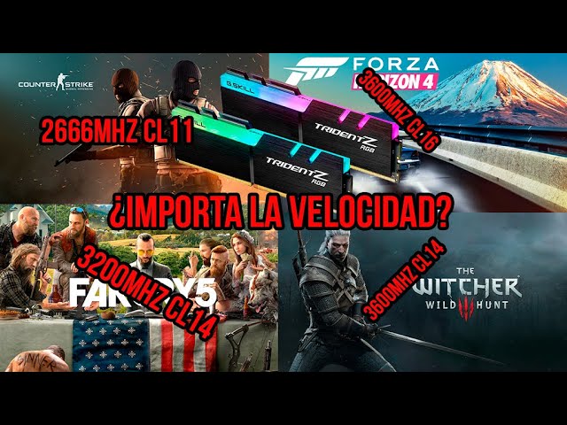 ¿AFECTA la VELOCIDAD de la RAM el rendimiento en los JUEGOS?