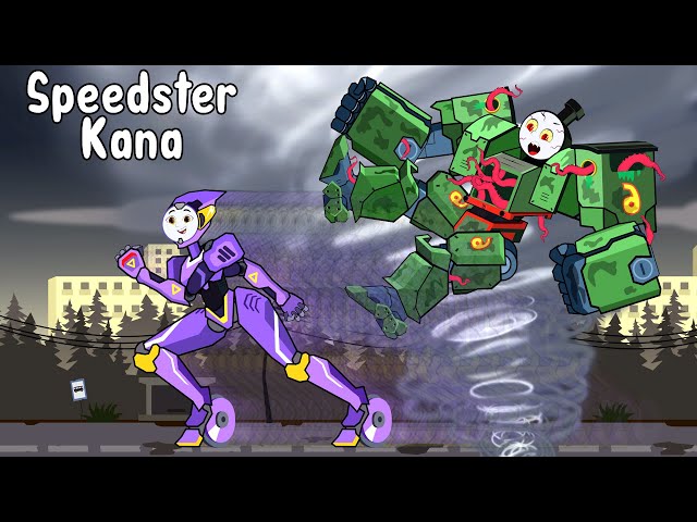 Speedster Kana VS Zombie Percy #soloanimation