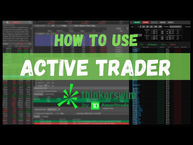 Active Trader Tutorial for Beginners | ThinkorSwim (Best tool for day trading and scalping)