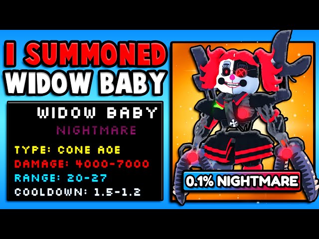 I SUMMONED 0.01% WIDOW BABY! *STEAMPUNK EVENT* (Five Nights TD)