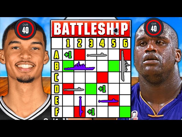 Last One Standing Wins! (NBA Battleship)