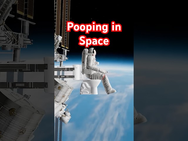 What happens when someone poops in space? | #shorts #space