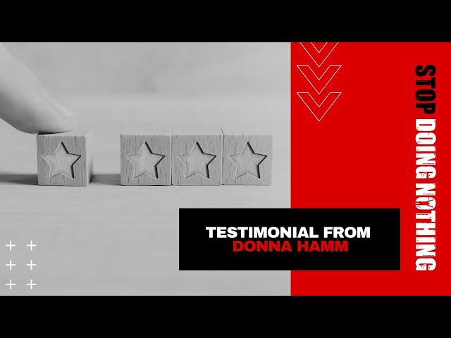 Patrick Allmond Testimonial from Donna Hamm