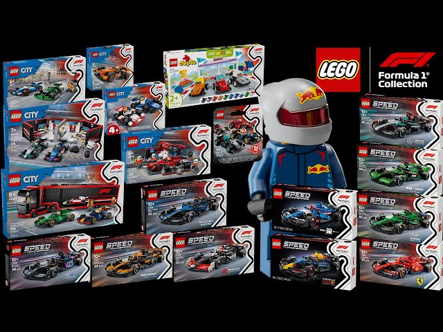 MASSIVE LEGO Formula 1 set reveal for 2025 - Speed Champions, City, Duplo, Collectibles and more!