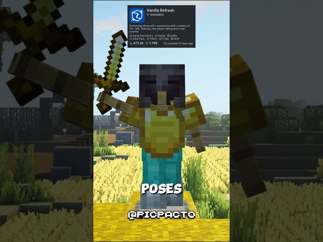 Cool Minecraft Mod That Changes Your Minecraft Experience Pt8  . #minecraft