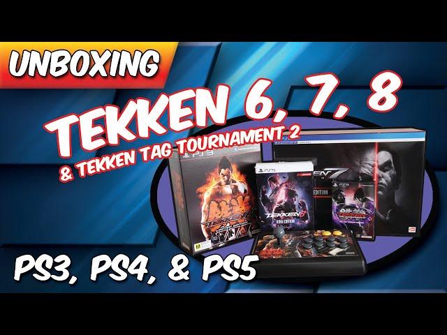 Unboxing My Tekken Gaming Collection | PS3, PS4, & PS5