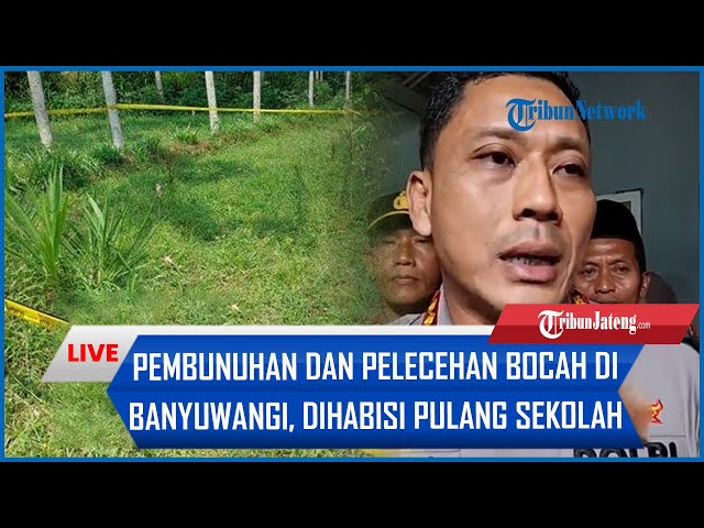 🔴Detik-detik Pembunuhan dan Pelecehan Bocah di Banyuwangi, Dihabisi saat Pulang Sekolah