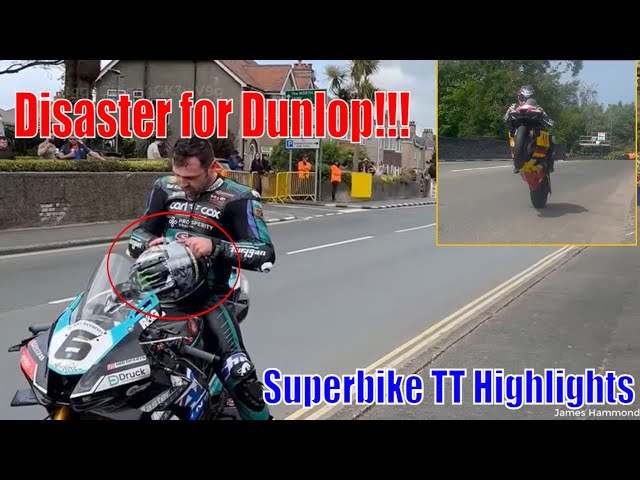 IOMTT 2024: Superbike TT - Disaster for Dunlop!!!