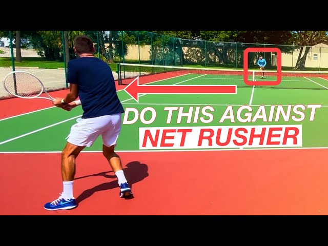 How to Defend Against a Net Rusher | Tennis Tactics Inside of the Point