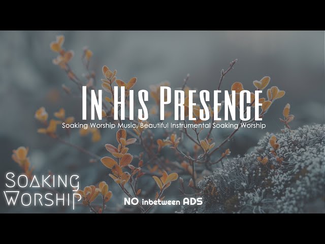 Anointed Instrumental Worship Music for Prayer, Soak in His Presence